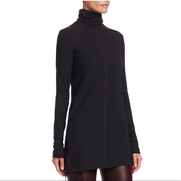 NWT Helmut Lang Longline Rib Turtleneck - Picture 2 of 8